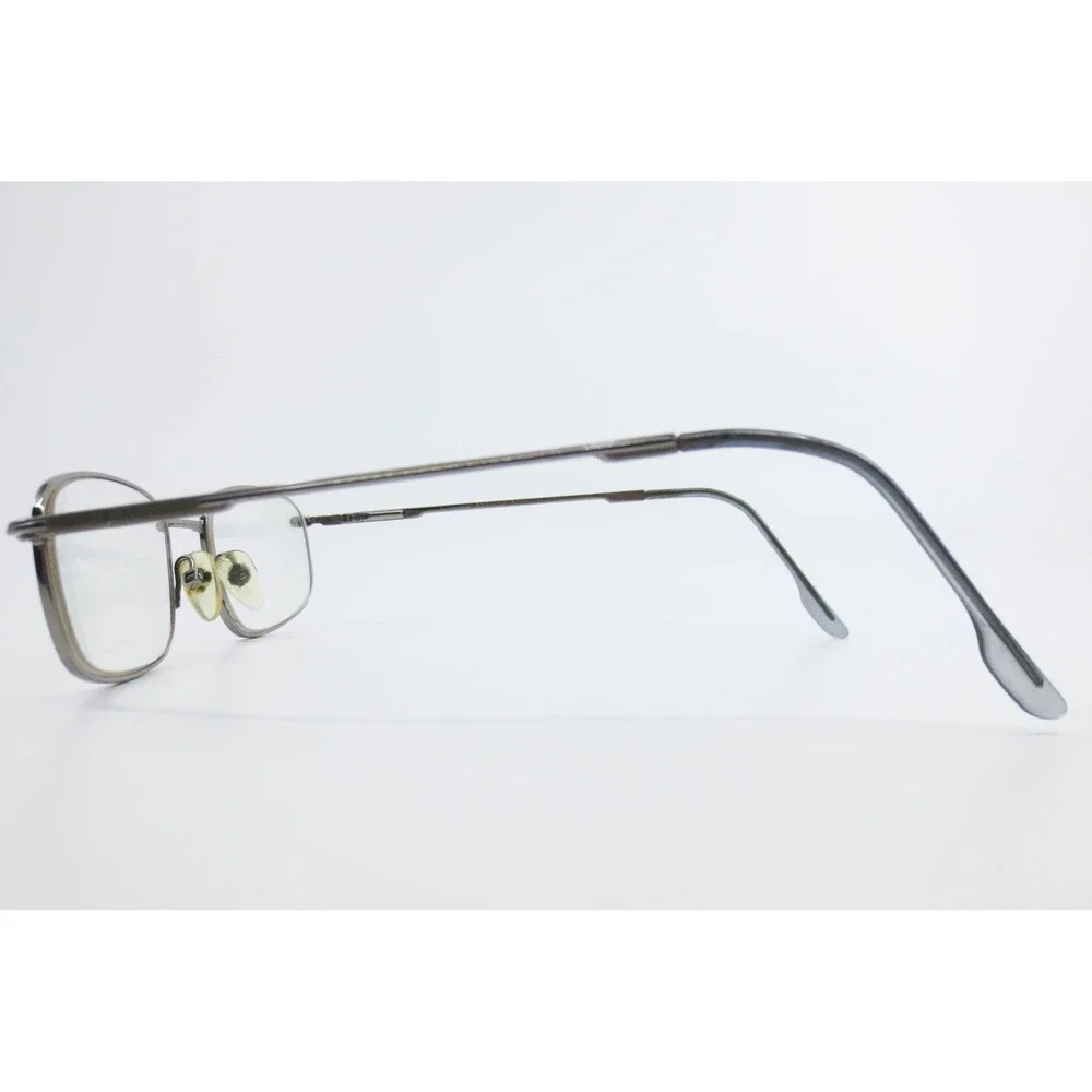 Zenni Signature Nitrogen 869204 Gunmetal Rectangular Metal Eyeglass Frames 51-19